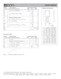 IXFB100N50P Datasheet Page 2