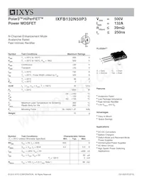 IXFB132N50P3數據表 封面