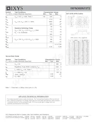 IXFN360N15T2 Datasheet Pagina 2