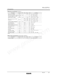 RSL020P03TR Datasheet Page 2
