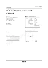 RTF010P02TL Datasheet Copertura