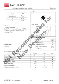 RW1C026ZPT2CR Datasheet Cover