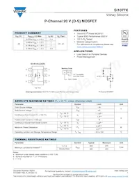 SI1077X-T1-GE3 Datasheet Cover