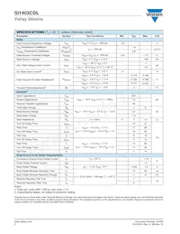 SI1403CDL-T1-GE3 Datasheet Page 2