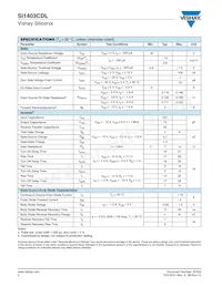 SI1403CDL-T1-GE3 Datasheet Pagina 2