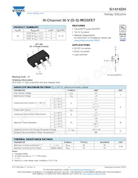 SI1414DH-T1-GE3 Datasheet Cover