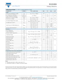 SI1414DH-T1-GE3 Datasheet Page 2