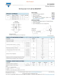 SI1442DH-T1-GE3 Datasheet Cover