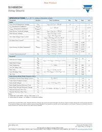 SI1489EDH-T1-GE3 Datasheet Page 2