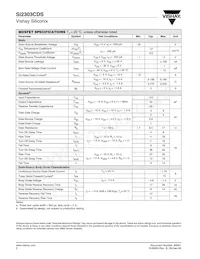 SI2303CDS-T1-E3 Datasheet Pagina 2