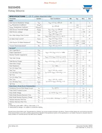 SI2334DS-T1-GE3 Datasheet Pagina 2