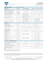 SI2374DS-T1-GE3 Datasheet Page 2