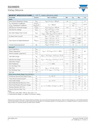 SI2399DS-T1-GE3 Datasheet Page 2