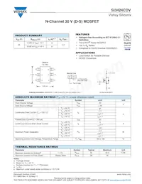 SI3424CDV-T1-GE3 Datasheet Cover