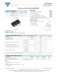 SI3429EDV-T1-GE3 Datasheet Cover