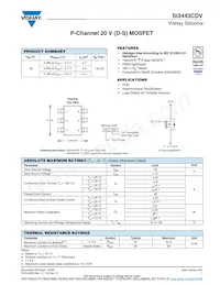 SI3443CDV-T1-E3 Datasheet Cover