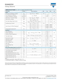 SI3443CDV-T1-E3 Datasheet Pagina 2