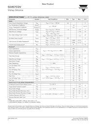 SI3457CDV-T1-E3 Datasheet Page 2