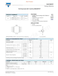 SI4186DY-T1-GE3 Datasheet Cover