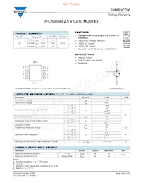 SI4463CDY-T1-GE3 Datasheet Cover