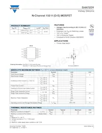 SI4472DY-T1-GE3 Datasheet Cover