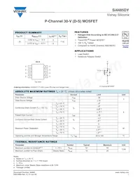 SI4485DY-T1-GE3 Datasheet Cover