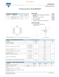 SI4487DY-T1-GE3 Datasheet Cover
