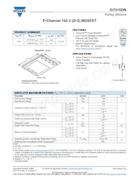 SI7315DN-T1-GE3 Datasheet Cover