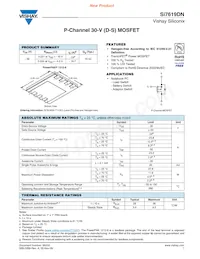 SI7619DN-T1-GE3 Datasheet Cover