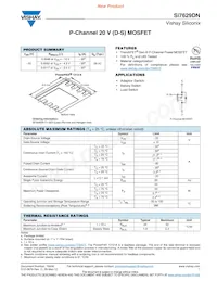 SI7629DN-T1-GE3 Datasheet Cover