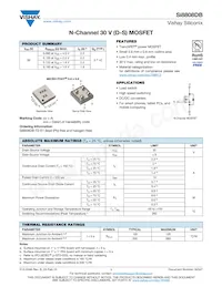 SI8808DB-T2-E1 Datasheet Cover