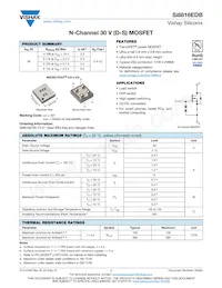 SI8816EDB-T2-E1 Datasheet Cover
