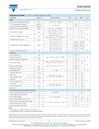 SI8816EDB-T2-E1 Datasheet Pagina 2