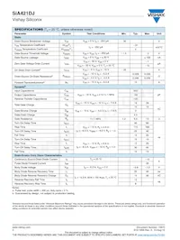 SIA421DJ-T1-GE3 Datasheet Page 2