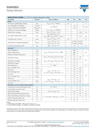 SIA430DJ-T1-GE3 Datasheet Page 2