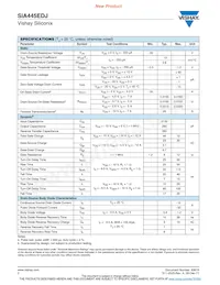 SIA445EDJ-T1-GE3 Datasheet Page 2