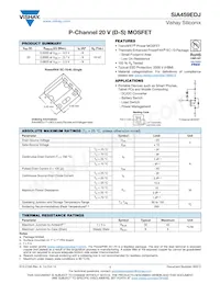 SIA459EDJ-T1-GE3 Datasheet Cover