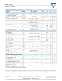 SIB410DK-T1-GE3 Datasheet Page 2