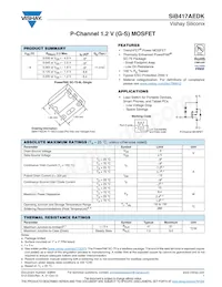 SIB417AEDK-T1-GE3 Datasheet Cover
