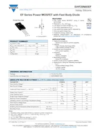 SIHF28N60EF-GE3 Datenblatt Cover