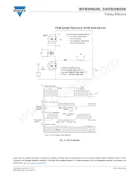 SIHFB20N50K-E3 Datasheet Page 7