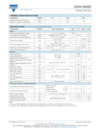 SIHG21N65EF-GE3 Datasheet Page 2
