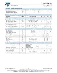 SIHG25N40D-GE3 Datasheet Page 2