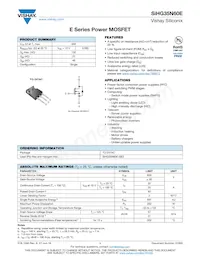 SIHG35N60E-GE3 Datasheet Cover