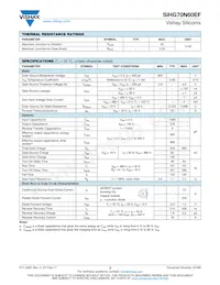 SIHG70N60EF-GE3 Datasheet Page 2