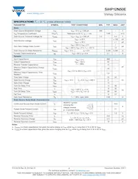 SIHP12N50E-GE3 Datasheet Page 2