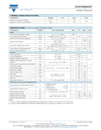 SIHP28N60EF-GE3 Datasheet Pagina 2