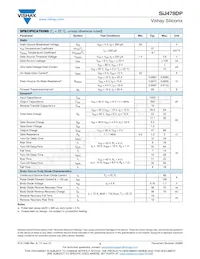 SIJ478DP-T1-GE3 Datasheet Page 2