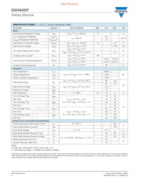 SIR494DP-T1-GE3 Datasheet Page 2