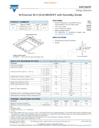 SIR788DP-T1-GE3 Datasheet Cover